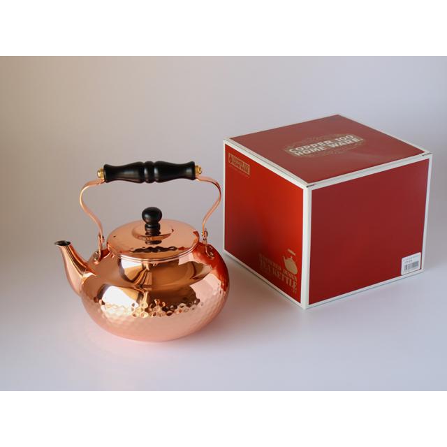 COPPER100 銅製やかん 2.0L 木製ハンドル : 雑貨のお店セレクト