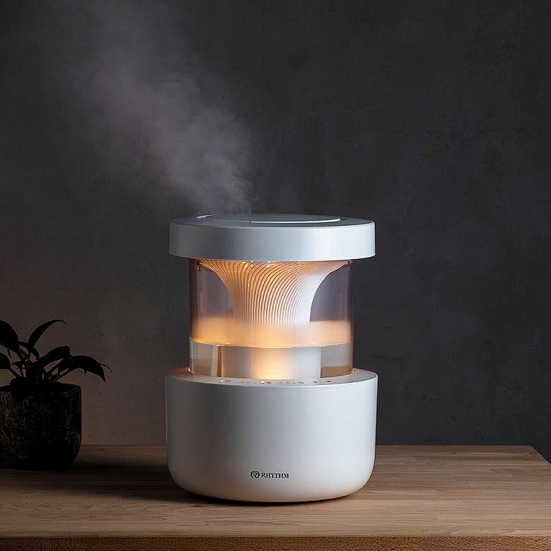 RHYTHM リズム 超音波式プールレス加湿器 MIST 350 ライトグレー お
