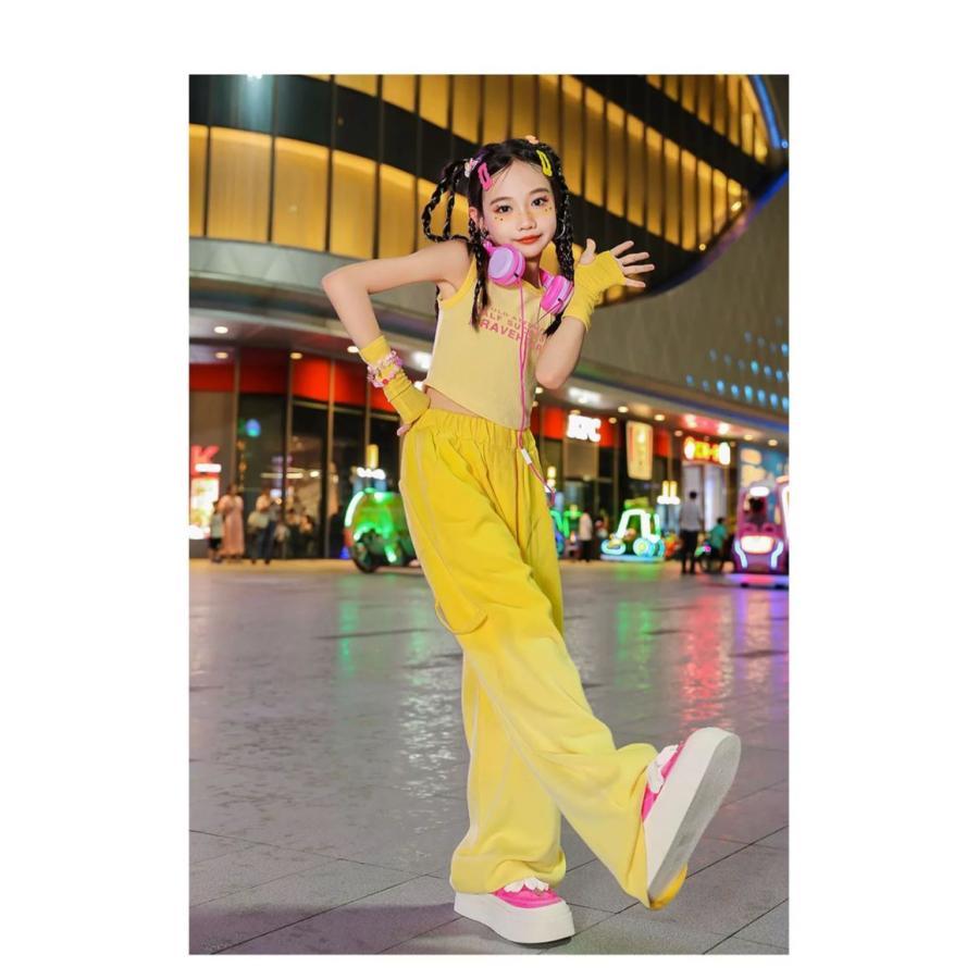 グラデーションパンツ ヒップホップ 衣装 ダンスパンツ キッズダンス