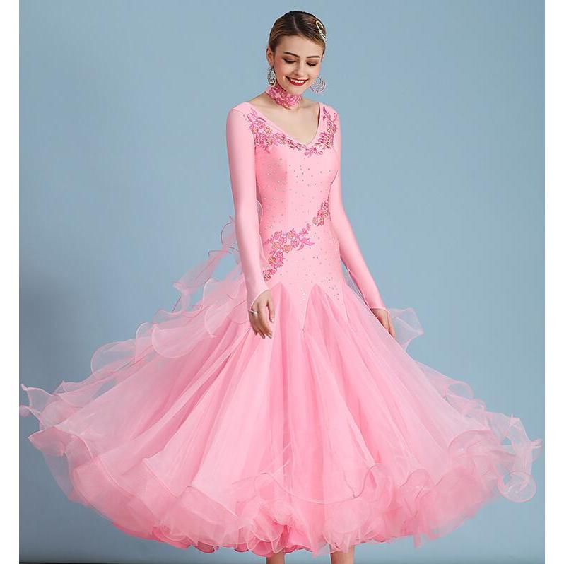 モダンドレス 社交ダンス スタンダード インターナショナル ダンス