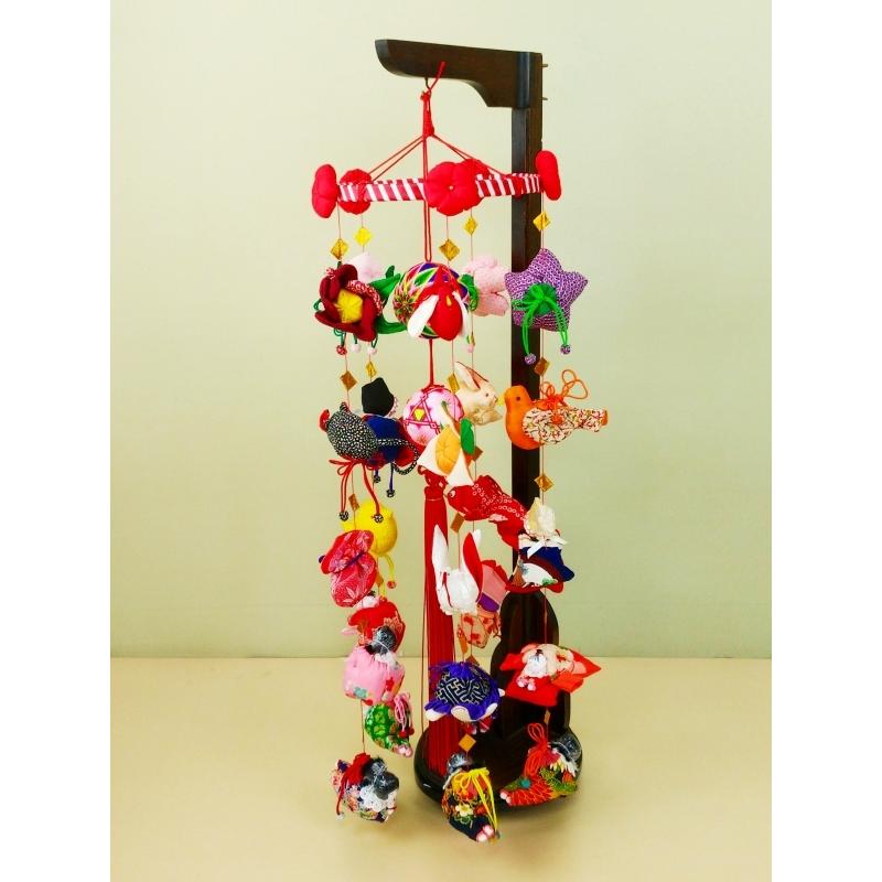 極上！伝承柳川まりさげもん小型 正絹つるし飾り・つるし雛 さげ飾り