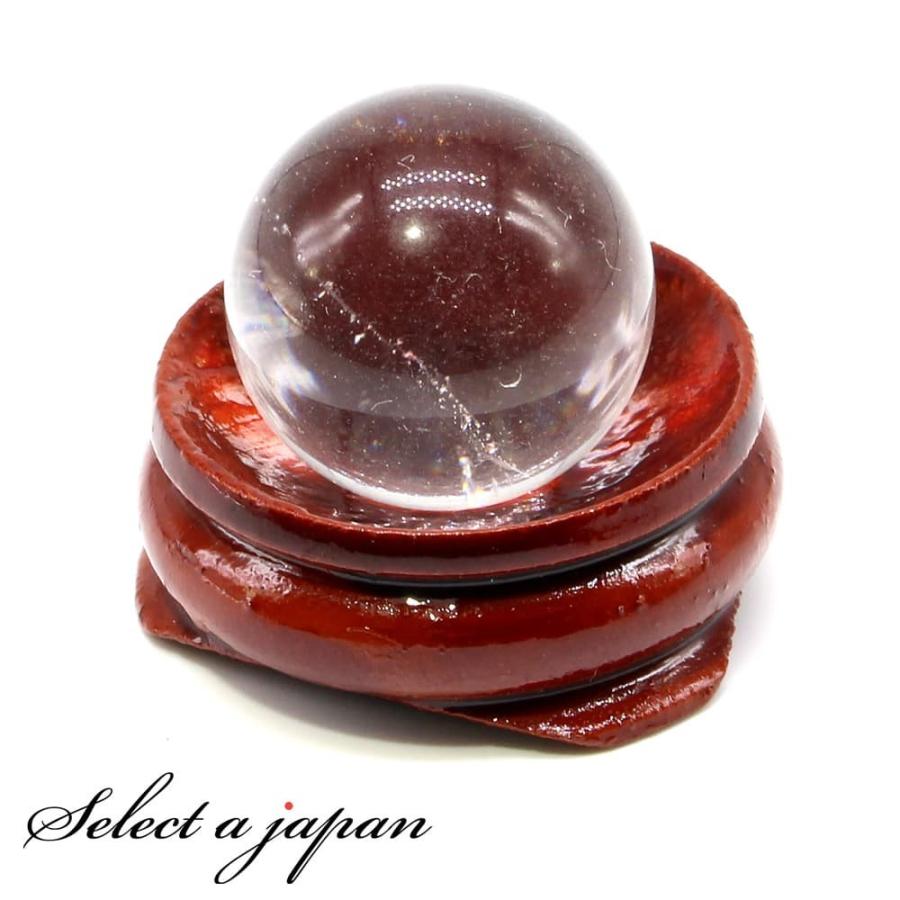 水晶玉 台座付き パワーストーン 天然石 水晶 本水晶 : 天然石