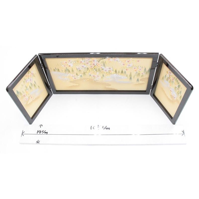 アウトレット品 雛人形屏風単品 三月三曲屏風 13号屏風C 21ya1813