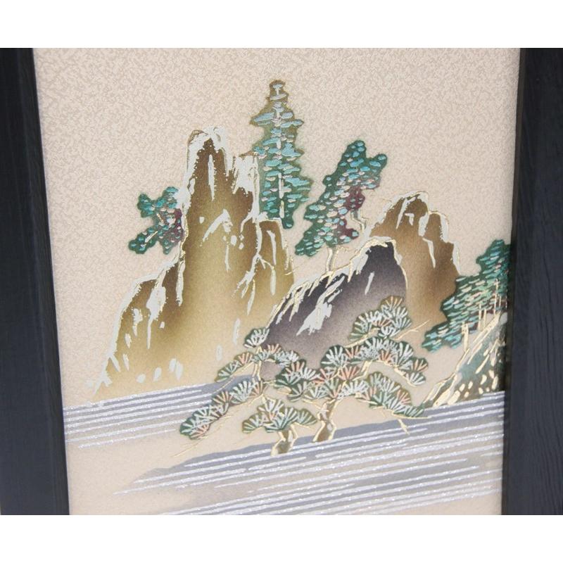 アウトレット品 五月人形屏風単品 25号五月屏風 二曲 松 21ya2061