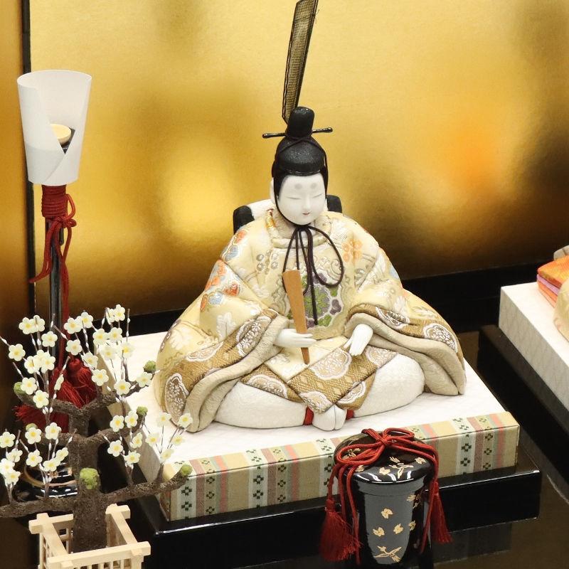 雛人形 木目込み雛 洛陽 真多呂 木目込親王 古今人形 金屏風 2024