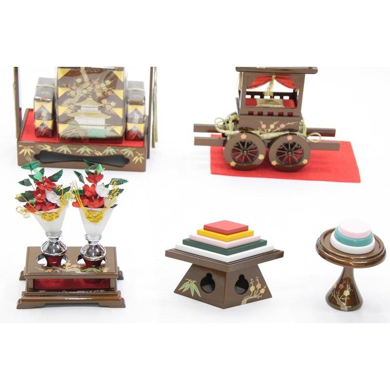 アウトレット品 雛道具お道具セット 六品 45号 六点セット 3-7905 3