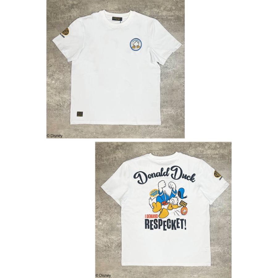 フラッグスタッフ×ミッキー ドナルドダック半袖Tシャツ Flagstaff