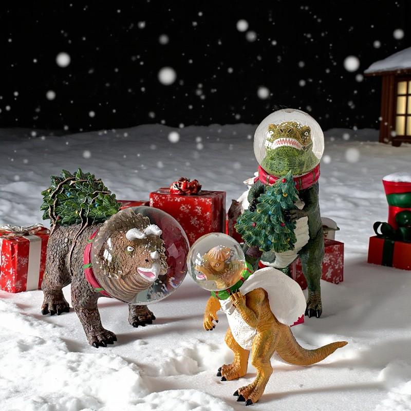 DULTON（ダルトン） E-0695 グローブダイナソー スノードーム