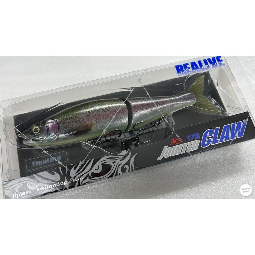 鮎邪 GAN CRAFT ジョインテッドクロー178F ベリアルレインボー[REALIVE