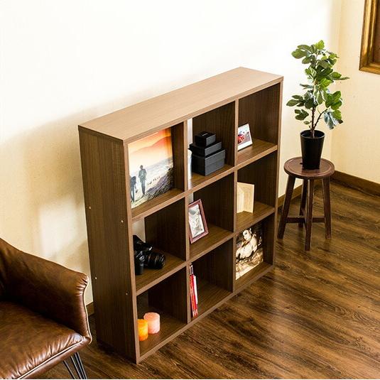 本棚 ラック ホワイト シェルフ A4本棚 正方形 A4ファイル レコード