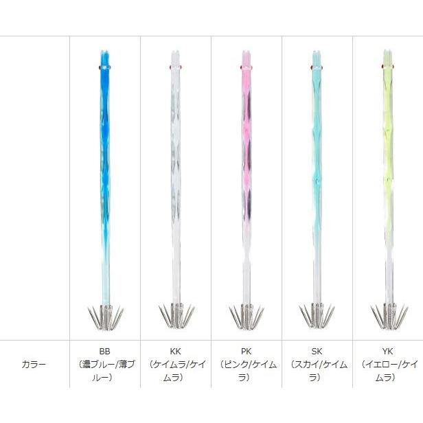 キラッと針11cm 徳用5本パック ヤリイカ用 イカ釣りプラ角