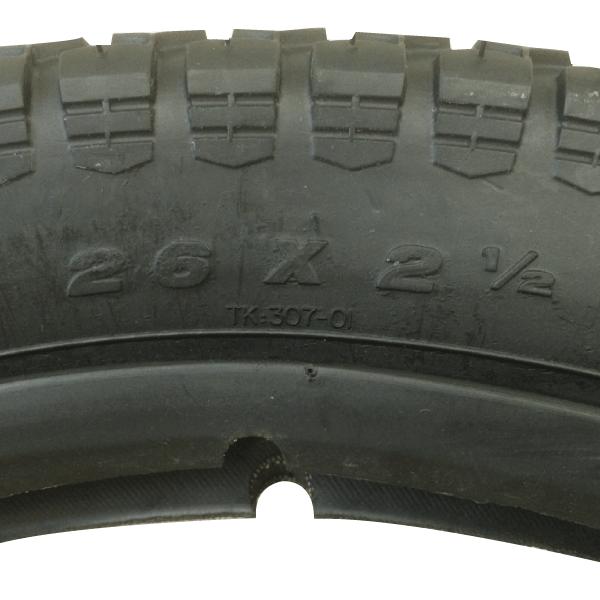 各1本 リヤカー タイヤ チューブ セット 26インチ 26x2 1/2 トンキープ