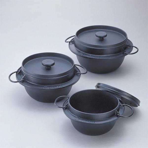 岩鋳（IWACHU） 南部鉄器鉄鍋 ごはん鍋5合炊き （100V/200V IH対応
