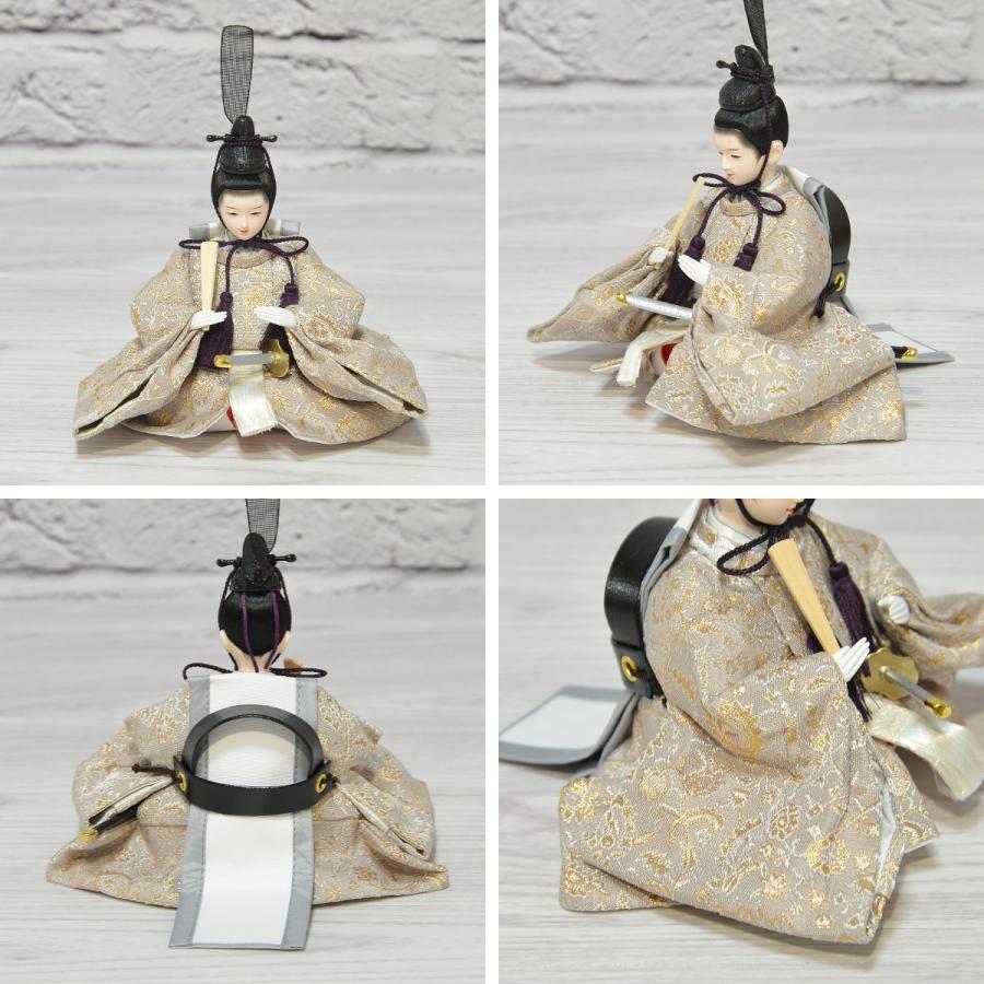 雛人形 親王飾り 収納飾り 平安豊久 せれな モカ白木収納セット : 人形