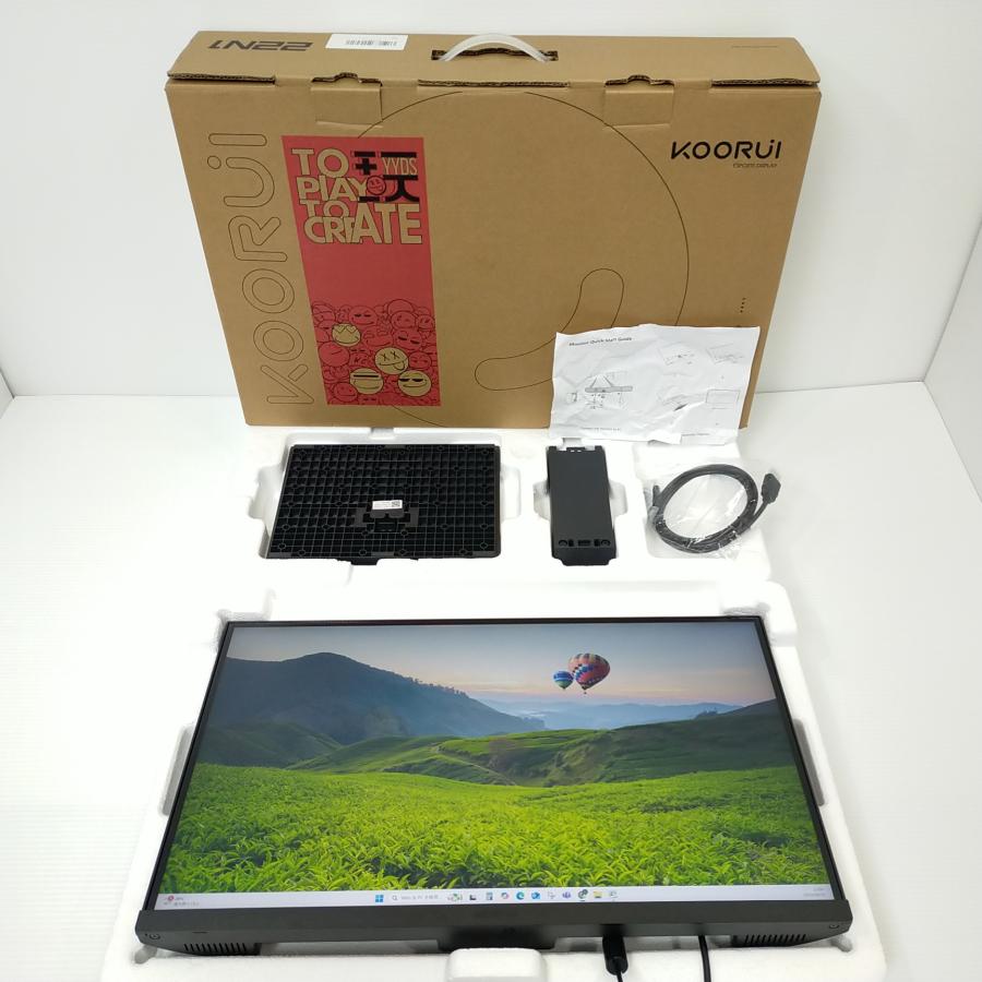 KOORUI KOORUI 21.5インチ pcモニター 100Hz フルhd 液晶ディスプレイ
