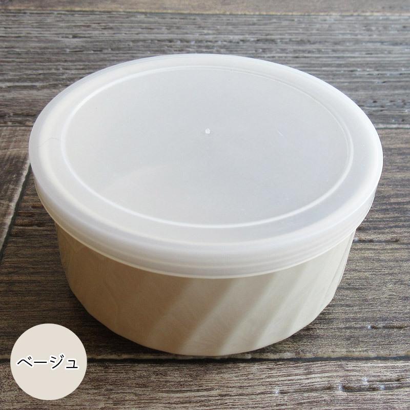 昭和レトロ 保存容器 2個セット（おろし付き）/ ストッカー 蓋物 陶器