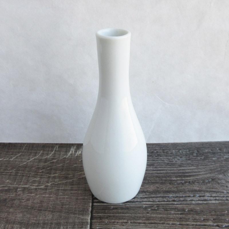 花瓶 14.5cm 150cc 白 ホワイト 陶器の花瓶 一輪挿し インテリア