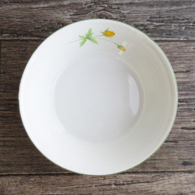 hiromichi nakano（ヒロミチナカノ） 台形サラダボウル 黄色い花柄