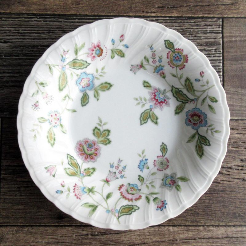 パスタ皿 深皿 食器 プレート 昭和レトロ ペイズリー柄 パスタ