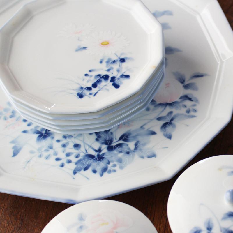 ノリタケ 乃りたけ はなづくし 和食器セット / Noritake 花づくし 大皿