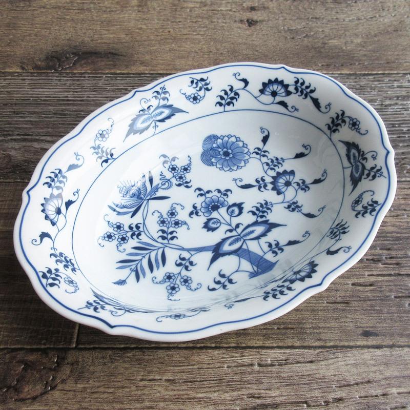 完売】ブルーダニューブ オーバルボウル 25.5cm / Blue Danube スープ