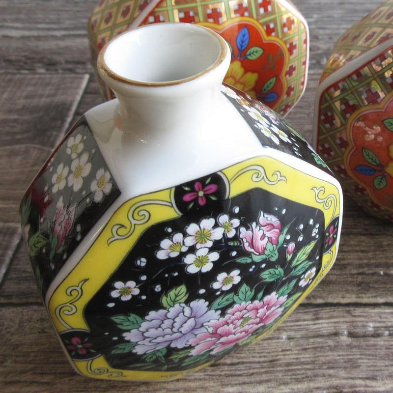 一輪挿し 在庫限り 8角 花瓶 フラワーベース 高さ10cm おしゃれ