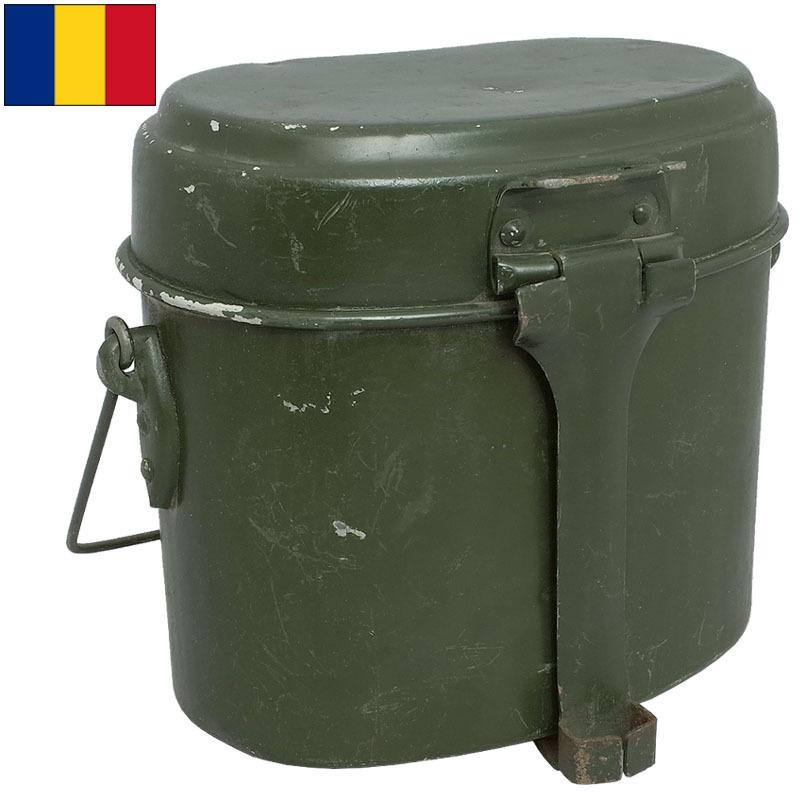 ルーマニア軍 アルミ飯盒 オリーブ デッドストック EE676NN 実物