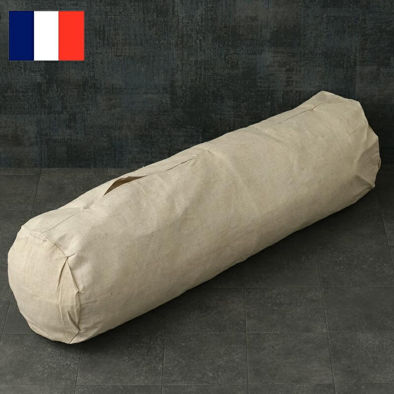 メール便可 フランス軍 リネン枕カバー ラージTYPE デッドストック