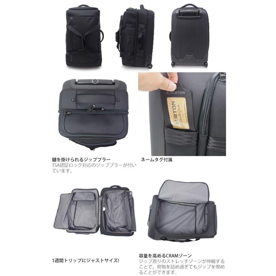 BURTON（バートン） バック キャリーケース Lサイズ 大容量 スーツ