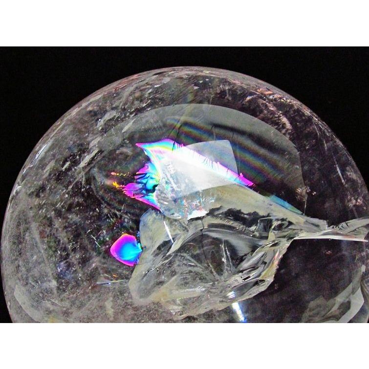 水晶玉 ヒマラヤ水晶 丸玉 180mm 8.2Kg パワーストーン 天然石 t801