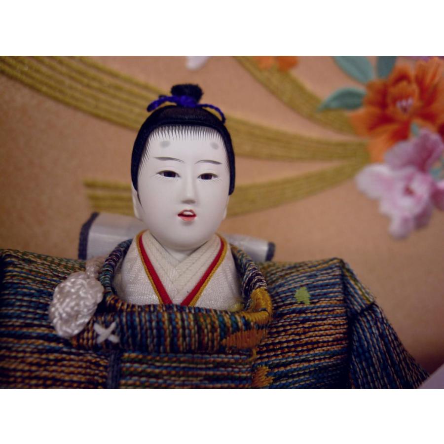 ひな人形☆二段五人飾り H2−19x2☆横幅58*奥行35*高さ