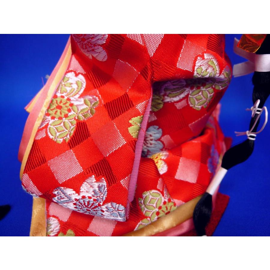 ひな人形3人官女単品☆小〜中の小サイズ☆q3c302 芥子 2101