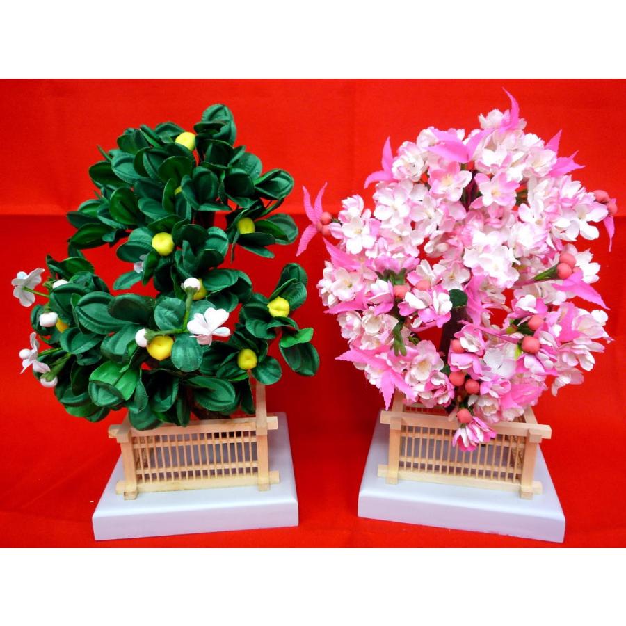 雛まつり☆御花単品☆桜橘醍醐自然木45号(高さ30cm)☆京都御所に