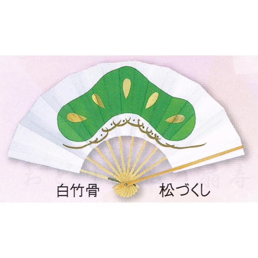 舞扇子 松づくし 白竹 箱なし : おどり用品の扇寿 Yahoo!店 - 通販