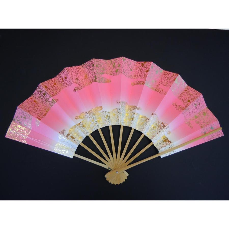 舞扇子 日本舞踊・踊り用 29cm 天地雲砂子 てんちくもすなご 白竹