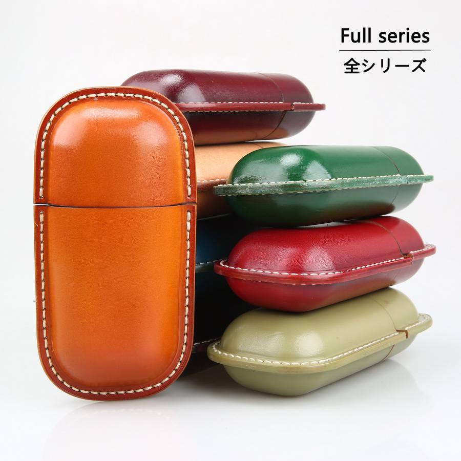 SENWA 本革カプセル型メガネケース ハメ込み式眼鏡ケース レザー