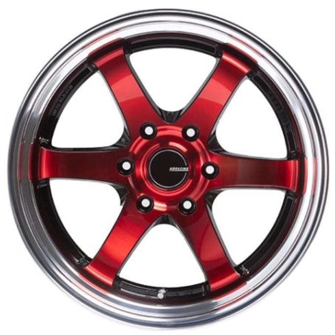 舞杏 KBレーシング2 2P レッドクリア 19インチ 【厳選輸入225/40R19