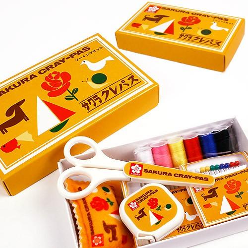サクラクレパス 裁縫セット ソーイングセット SCS-001 6点セット