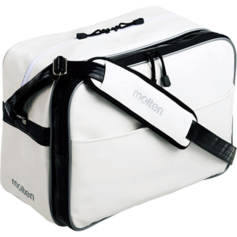 molten（モルテン） エナメルバッグ Lサイズ 白 黒 ホワイト ブラック