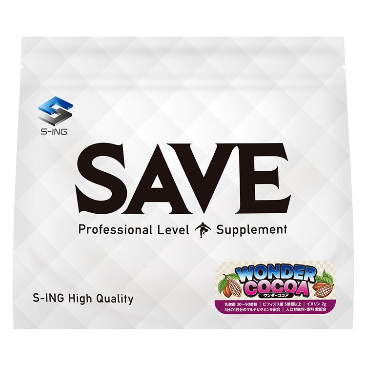 SAVE ワンダー ココア 950g 天然甘味料 ホエイプロテイン & ソイ