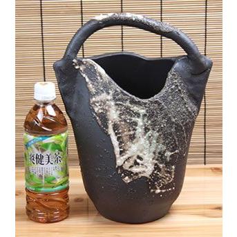 信楽焼 さつき花器 和風 癒し 壷 つぼ 花瓶 花器 陶器 花入れ