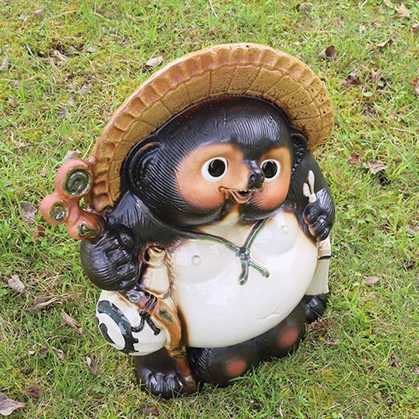 信楽焼 20号福狸 たぬき タヌキ 開運 縁起物 可愛い 陶器 商売繁盛