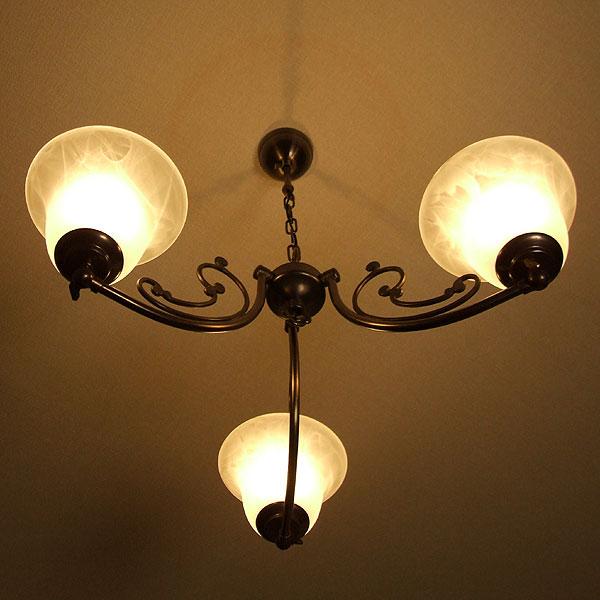 ペンダントライト シャンデリア 3灯 照明器具 アンティーク SOMBRERO