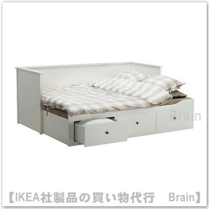 イケア（IKEA） HEMNES/ヘムネス デイベッドフレームすのこ付き