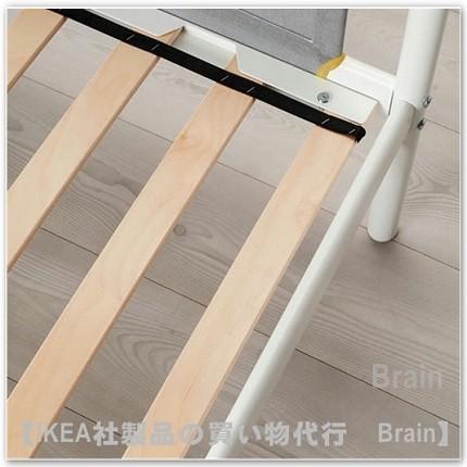 イケア（IKEA） VITVAL ロフトベッドフレーム/ベッドベース付き90x200