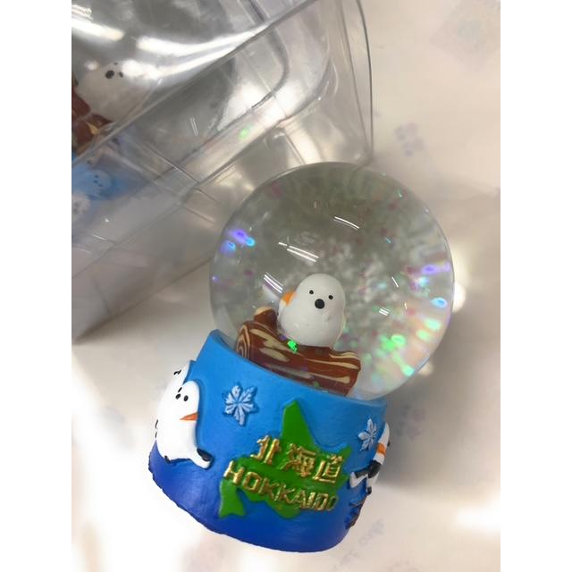 シマエナガ 北海道限定 スノードーム mini BOX入 : 北海道キャラクター