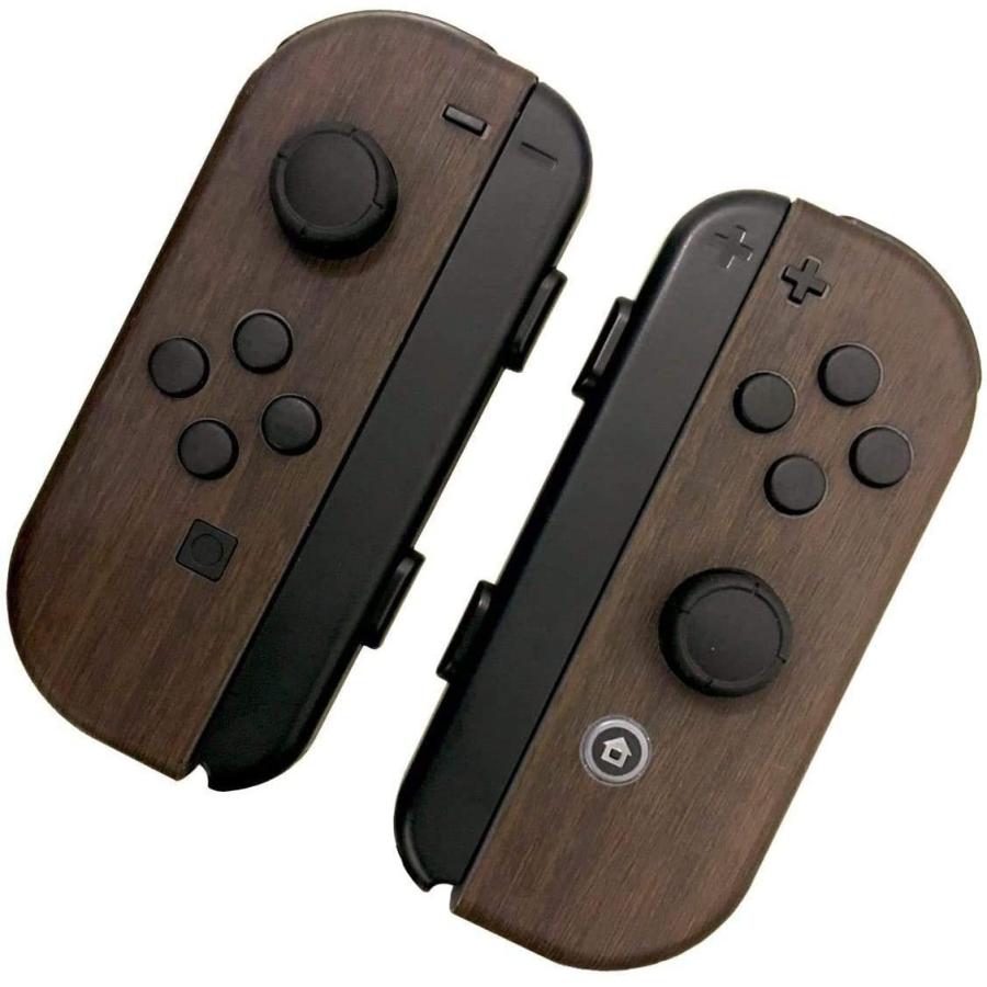 Nintendo Switch ジョイコン 用 スキンシール カバー ケース 木目調
