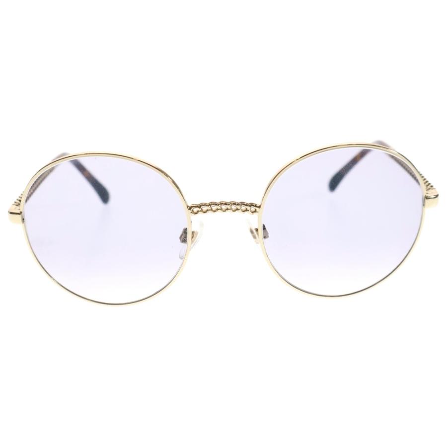 CHANEL（シャネル） 2186 ラウンドフレーム ゴールドテンプル カラー