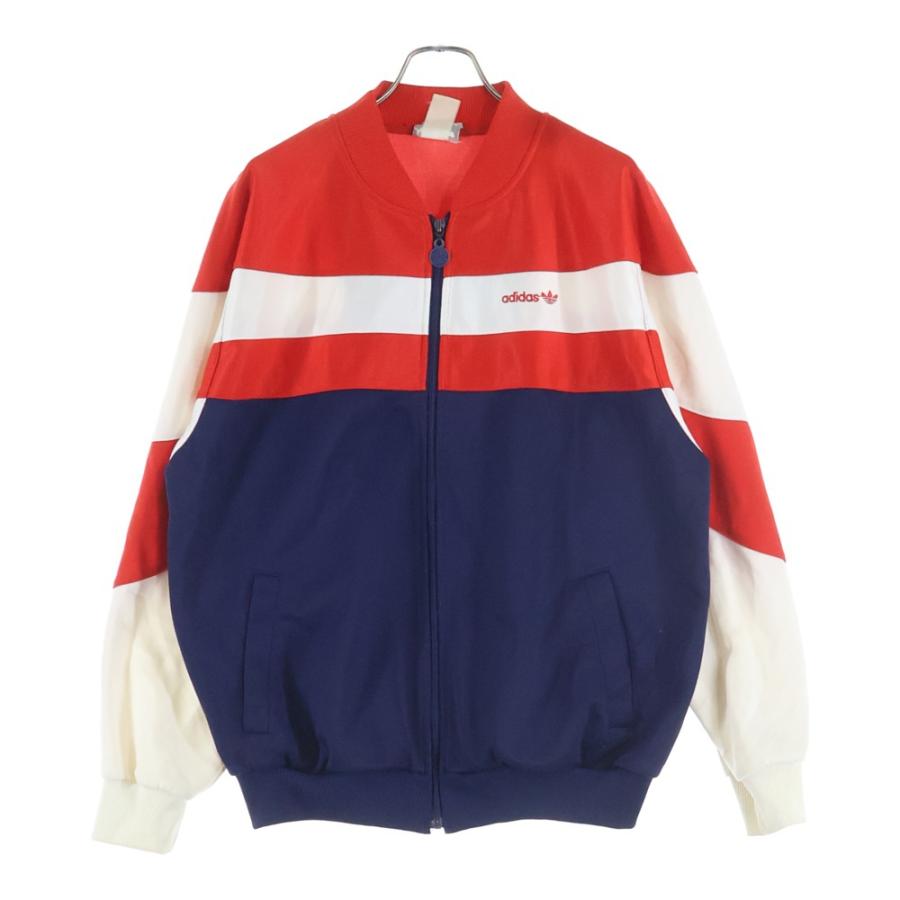 adidas（アディダス） 80S VINTAGE ロゴ刺繍 ジップアップトラック