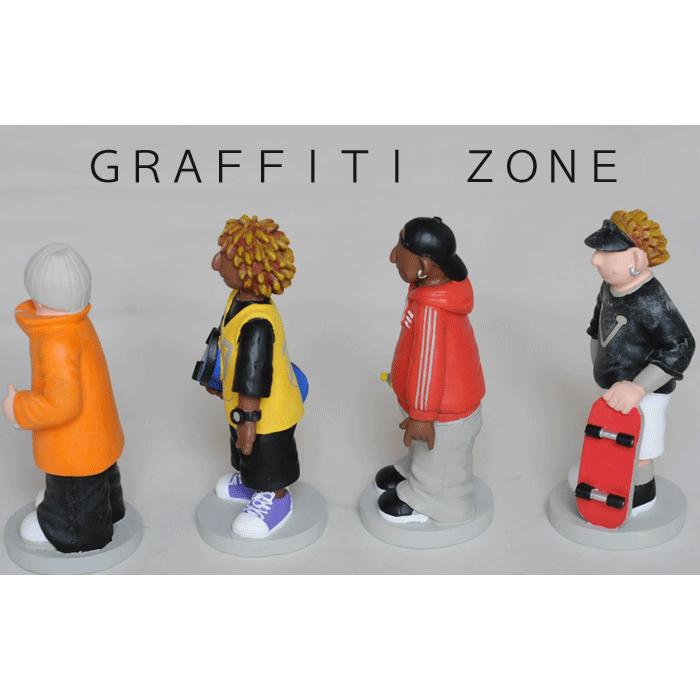 GRAFFITI ZONE HIPHOP フィギュア4点セット : HEAD-SHOP 湘南堂 - 通販